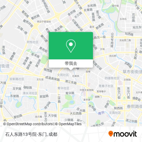 石人东路13号院-东门地图