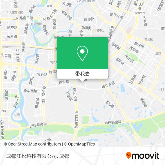 成都江松科技有限公司地图