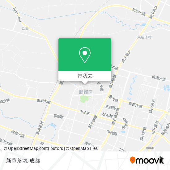 新蓉茶坊地图