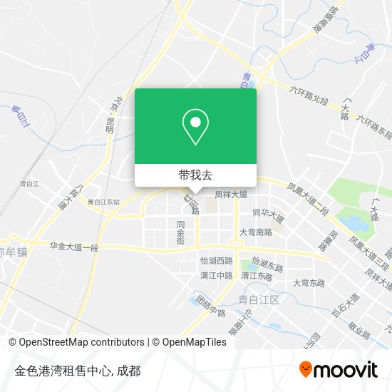 金色港湾租售中心地图