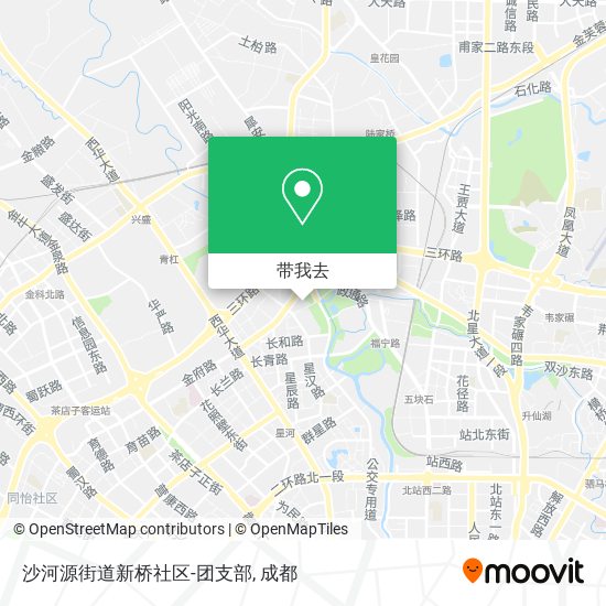 沙河源街道新桥社区-团支部地图