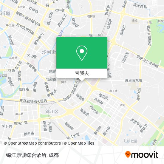 锦江康诚综合诊所地图