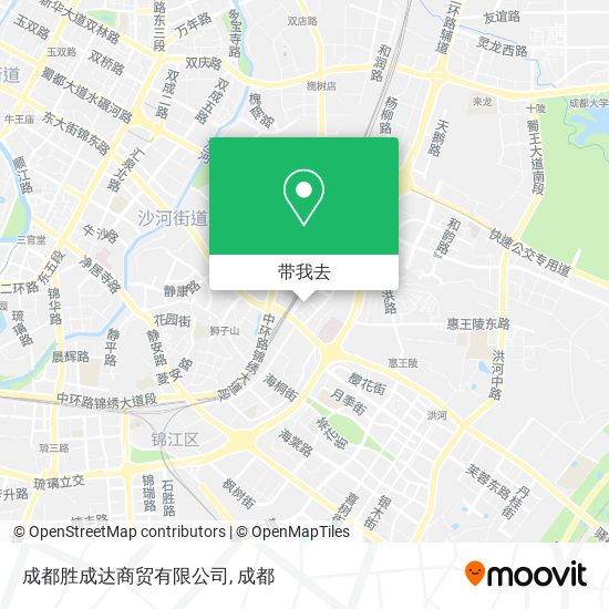 成都胜成达商贸有限公司地图