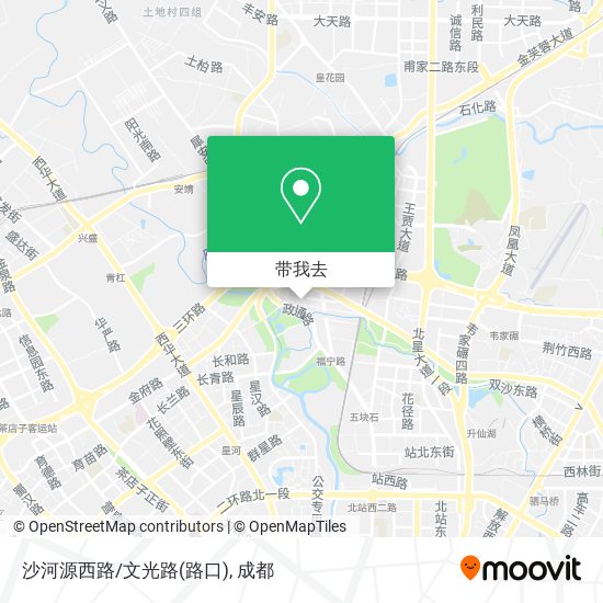 沙河源西路/文光路(路口)地图