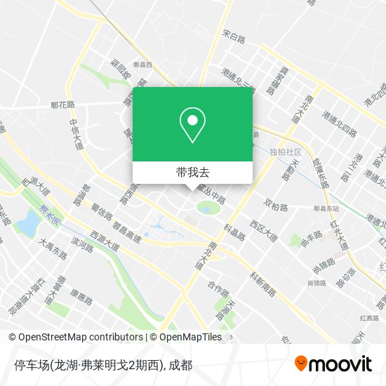 停车场(龙湖·弗莱明戈2期西)地图