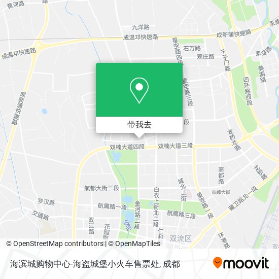 海滨城购物中心-海盗城堡小火车售票处地图