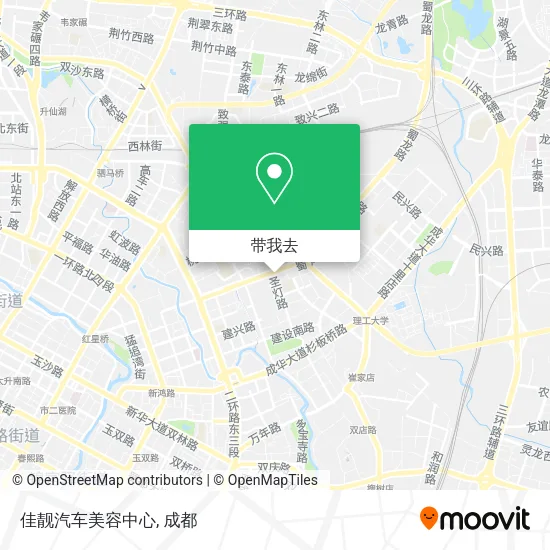 佳靓汽车美容中心地图