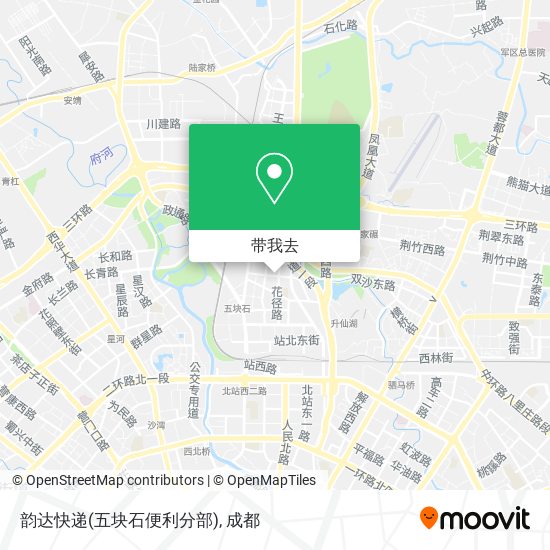 韵达快递(五块石便利分部)地图