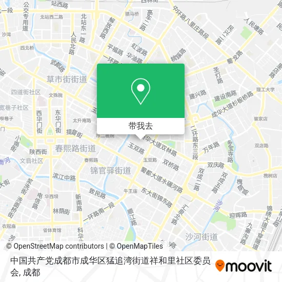 中国共产党成都市成华区猛追湾街道祥和里社区委员会地图