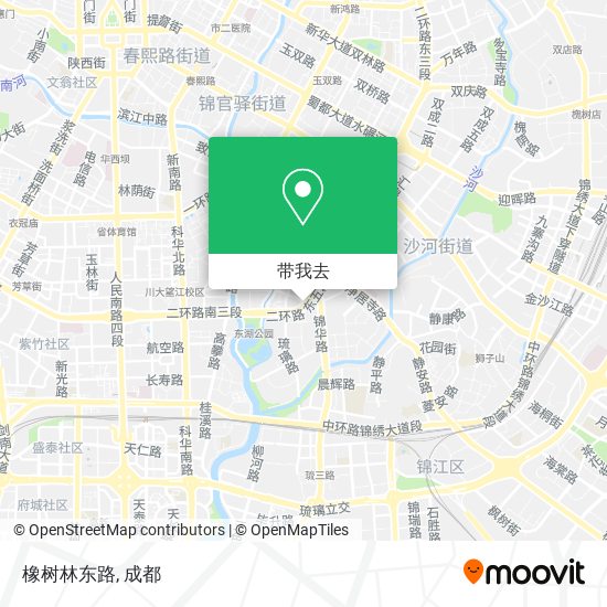 橡树林东路地图