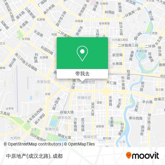 中原地产(成汉北路)地图