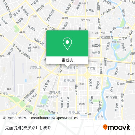 克丽缇娜(成汉路店)地图