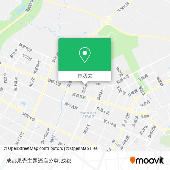 成都果壳主题酒店公寓地图