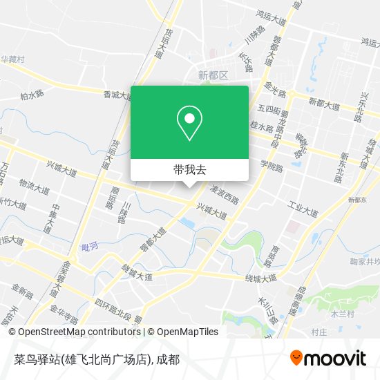 菜鸟驿站(雄飞北尚广场店)地图