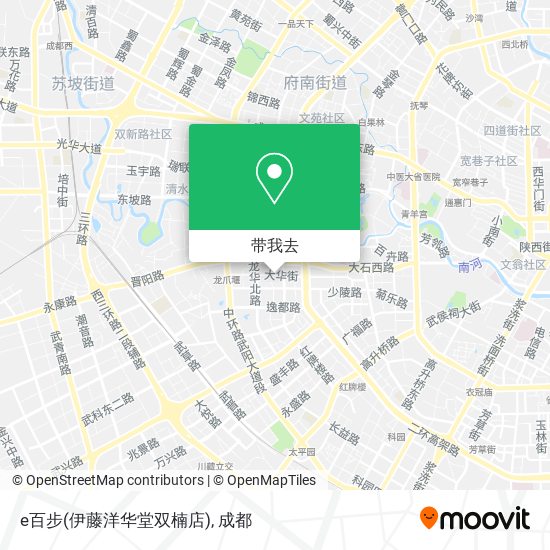 e百步(伊藤洋华堂双楠店)地图