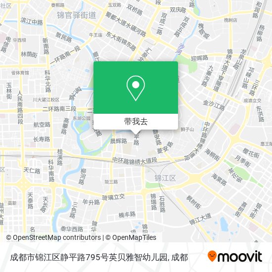 成都市锦江区静平路795号英贝雅智幼儿园地图