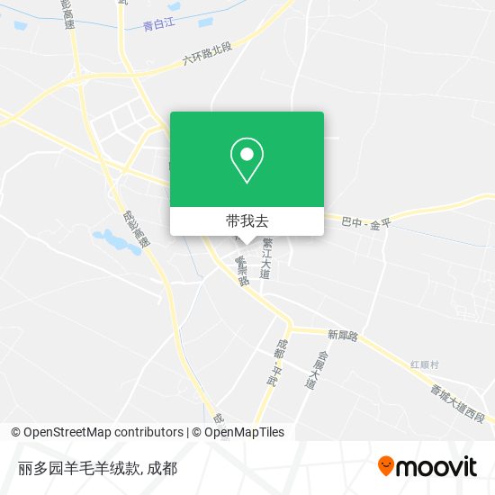 丽多园羊毛羊绒款地图