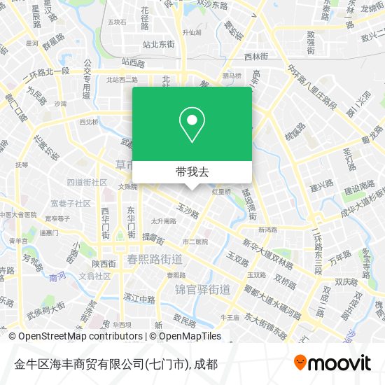 金牛区海丰商贸有限公司(七门市)地图