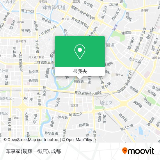 车享家(晨辉一街店)地图