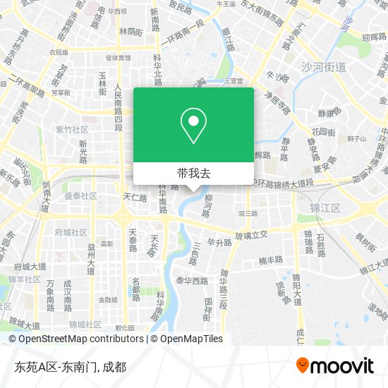 东苑A区-东南门地图