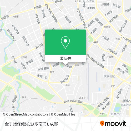 金手指保健浴足(东南门)地图