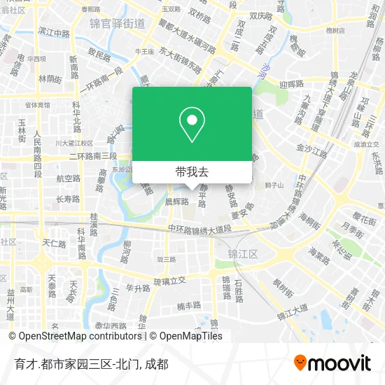 育才.都市家园三区-北门地图
