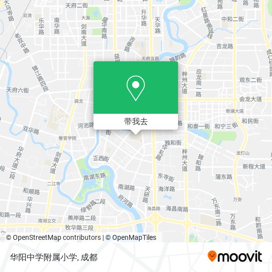 华阳中学附属小学地图