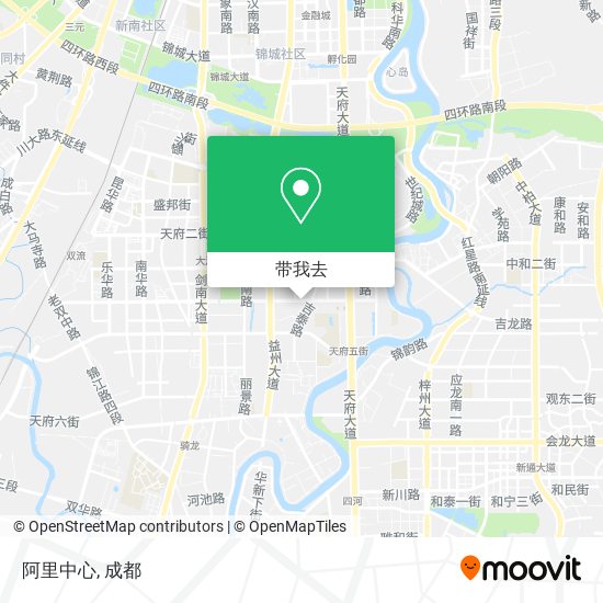 阿里中心地图