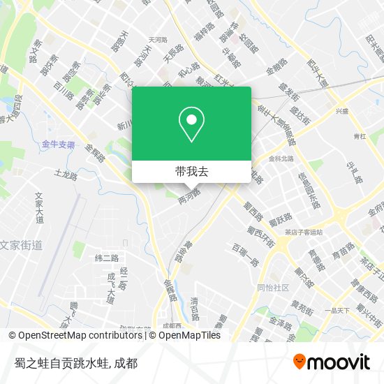 蜀之蛙自贡跳水蛙地图