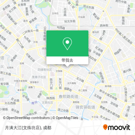 月满大江(文殊坊店)地图