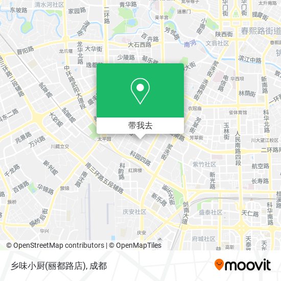 乡味小厨(丽都路店)地图