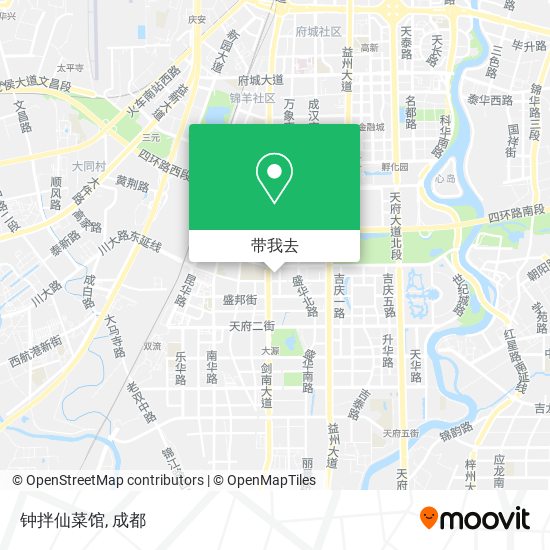 钟拌仙菜馆地图