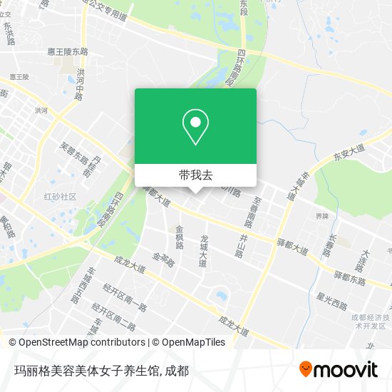 玛丽格美容美体女子养生馆地图