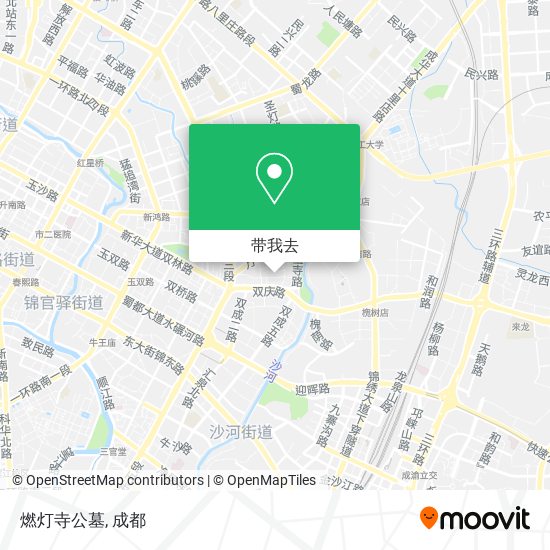 燃灯寺公墓地图