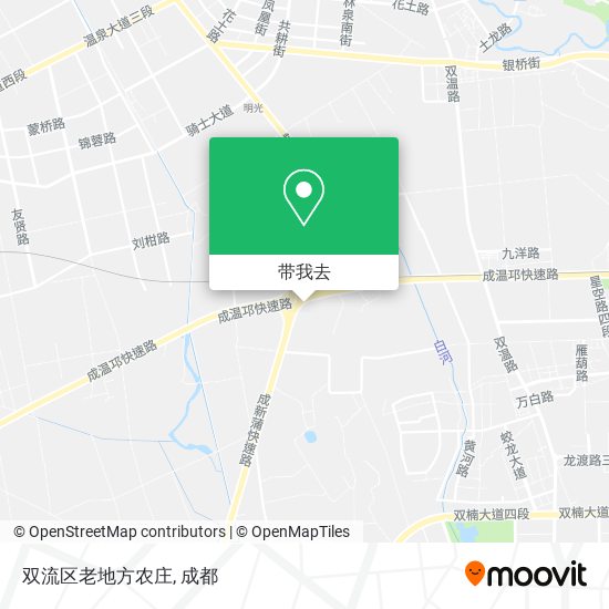 双流区老地方农庄地图