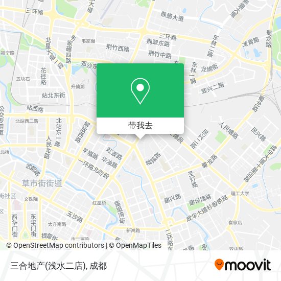 三合地产(浅水二店)地图