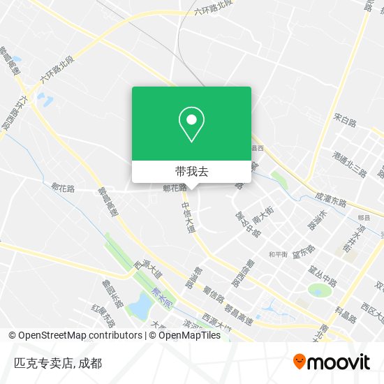 匹克专卖店地图
