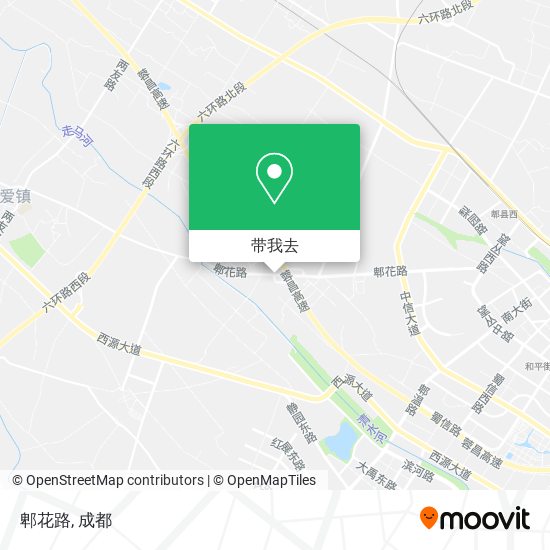 郫花路地图