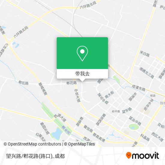 望兴路/郫花路(路口)地图