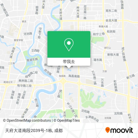 天府大道南段2039号-1栋地图