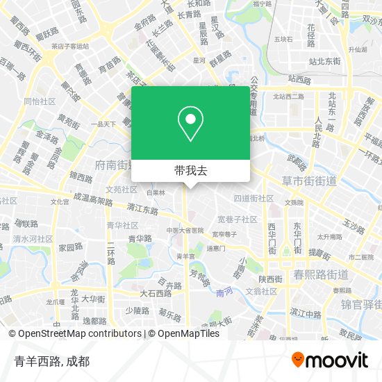 青羊西路地图