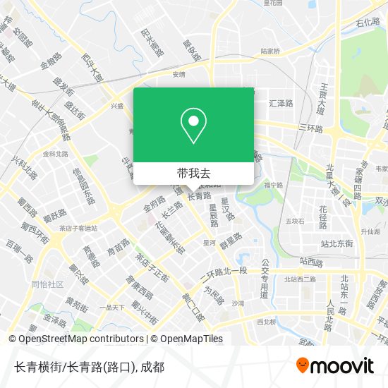 长青横街/长青路(路口)地图