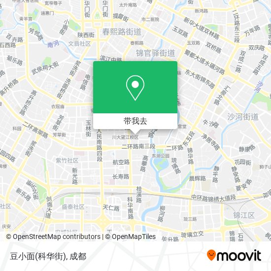 豆小面(科华街)地图