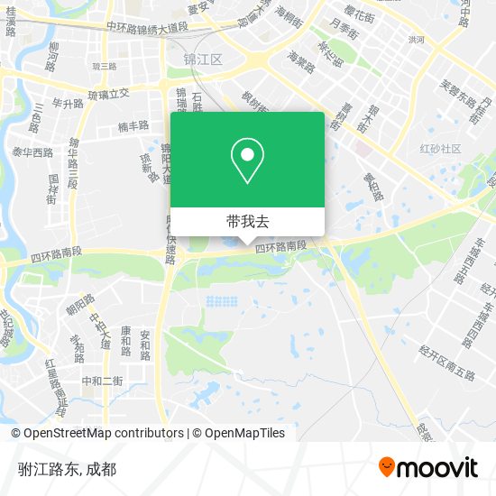 驸江路东地图