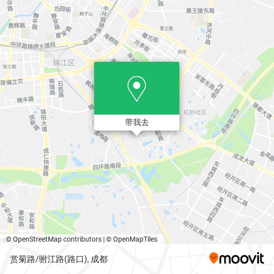 赏菊路/驸江路(路口)地图
