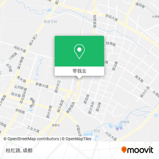 桂红路地图
