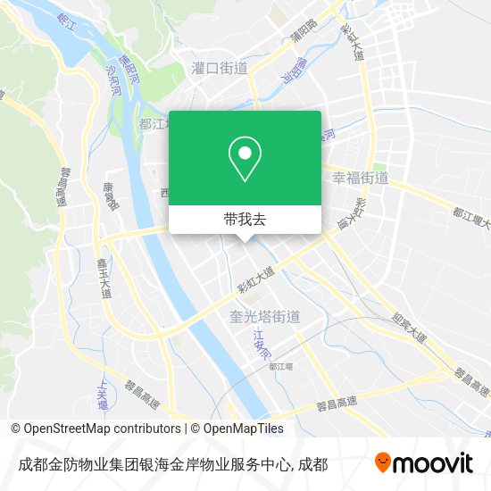 成都金防物业集团银海金岸物业服务中心地图