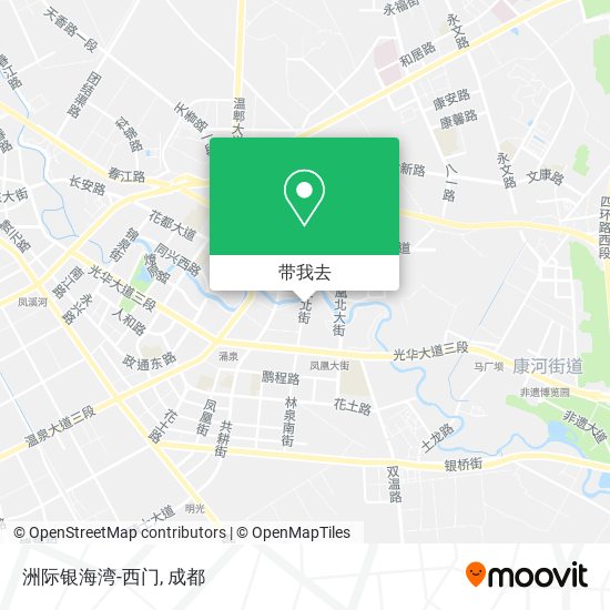 洲际银海湾-西门地图