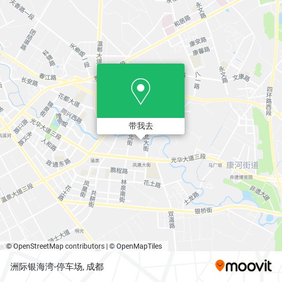 洲际银海湾-停车场地图