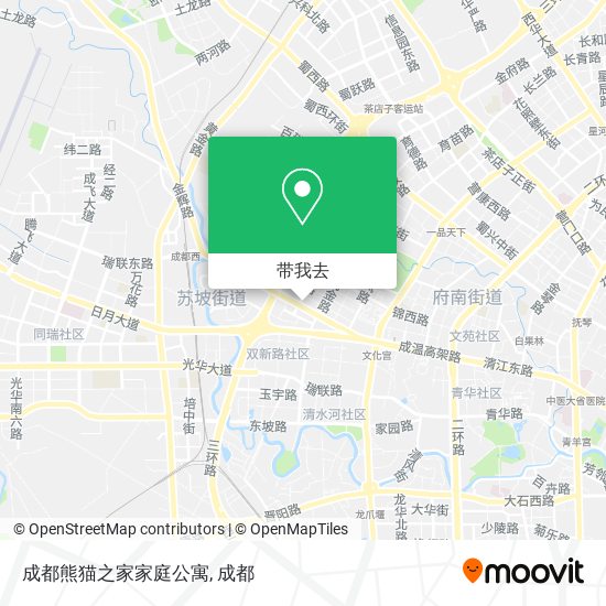 成都熊猫之家家庭公寓地图